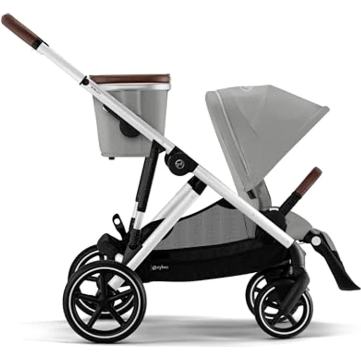 CYBEX Gold Kinderwagen GAZELLE S, All-in-1-System mit 20+ Konfigurationen, Stone Grey – Bild 5