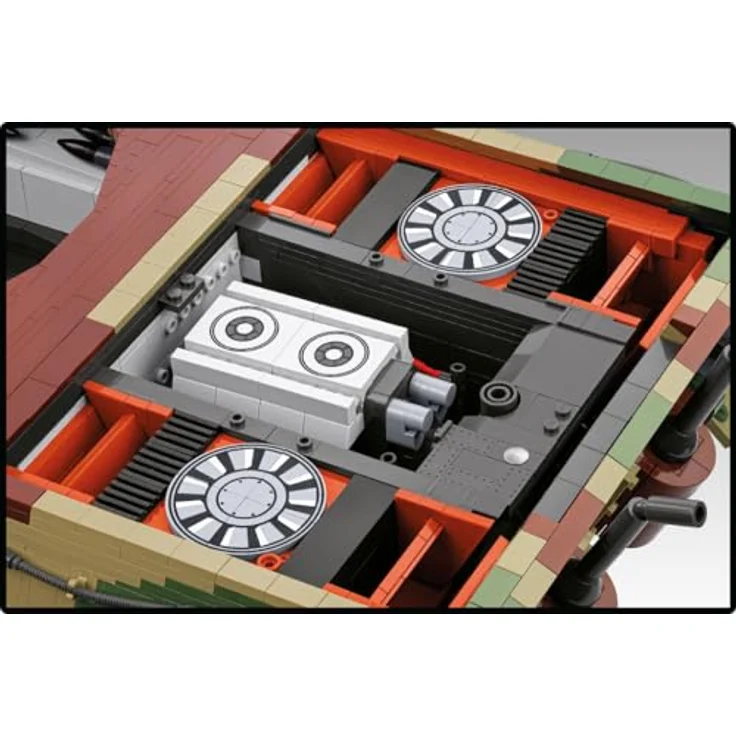 Cobi 11000 PCS TIGER II Königstiger 1:12 COBI-2808, detailgetreues Klemmbaustein-Modell eines historischen Panzers aus dem Zweiten Weltkrieg – Bild 7