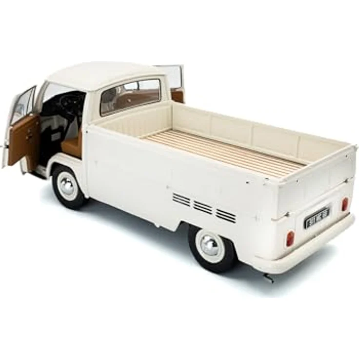 Solido 1:18 VW T2 Pick up, Modellfahrzeug aus hochwertigem Die-Cast, Weiß, 1968 – Bild 3