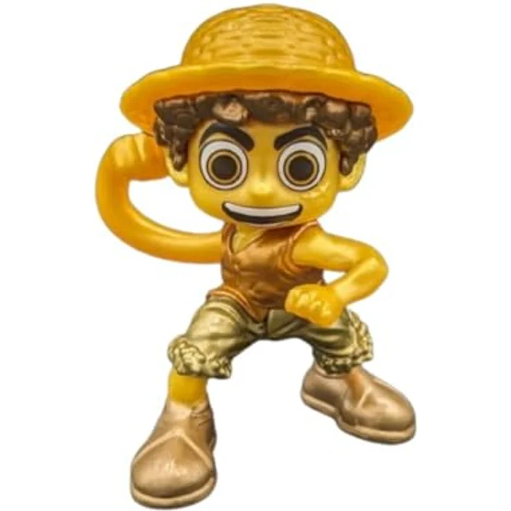 PhatMojo One Piece Minifiguren Set Gold, 6,5 cm, Sammelfiguren mit Monkey D. Luffy, Nami, Usopp, Sanji und Roronoa Zoro – Bild 4