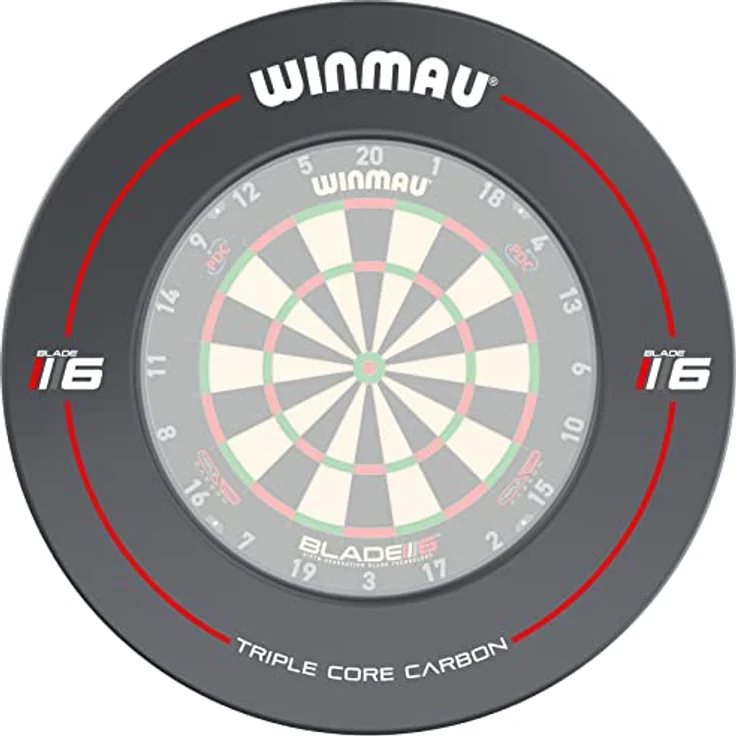 Winmau Catchring Blade 6, Auffangring für Dartspiele, Schutzring in grau mit 68 cm Durchmesser – Bild 1
