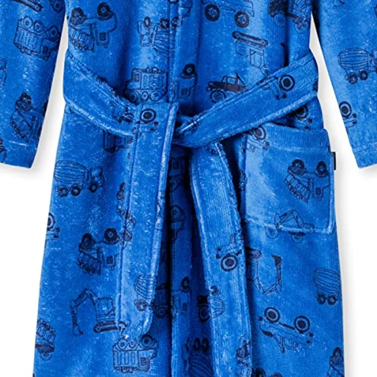 Schiesser Jungen Bademantel - Velour – Bild 3
