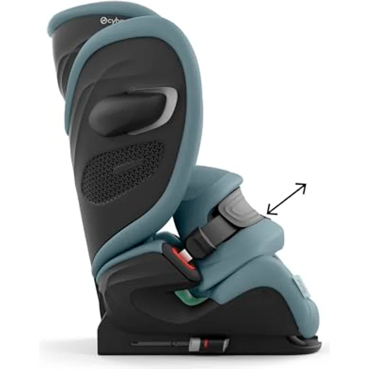 Cybex Pallas G3 Plus, 2-in-1 Kindersitz (15 Monate - 12 Jahre) mit 25% weniger Nackenverletzungen, Stormy Blue – Bild 6