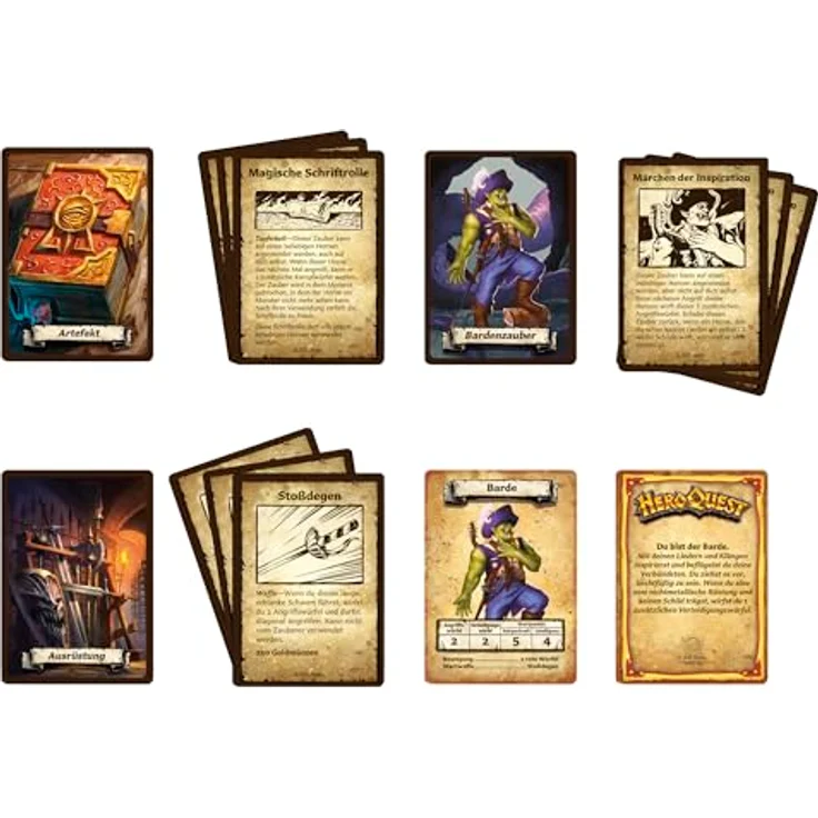 Avalon Hill HeroQuest Die Geisterkönigin Abenteuerpack, Miniaturen Pack mit 15 unbemalten, türkisgrünen Geisterfiguren – Bild 5