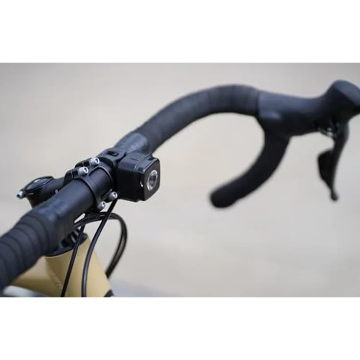 Prophete LED Fahrradbeleuchtung Akku Beleuchtungs-Set mit 30 Lux Scheinwerfer und USB-C Ladefunktion, wasserdicht – Bild 4