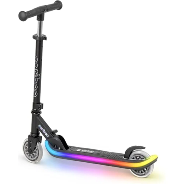 CARIBOO Cariboo LEDStar, Zweirad-Roller mit 11 LED-Modi und Bewegungssensor, klappbar – Bild 2