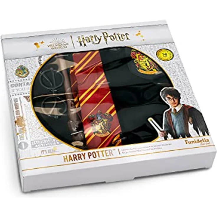 Funidelia Harry Potter Kostüm Kit für Kinder, Gryffindor, Hogwarts - Schwarz, Größe 7-9 Jahre – Bild 3