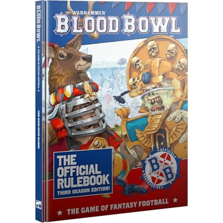 Games Workshop Blood Bowl - Third Season Edition Regelbuch, 200-seitiges gedrucktes Regelbuch mit Team-Roster und Star-Player-Profilen