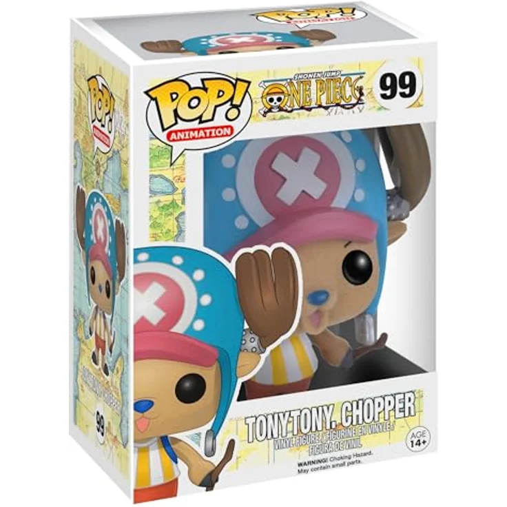 Funko Pop! Vinyl - One Piece - Tony Tony Chopper - Flocked - Sammelfigur - 9,5 cm - Offizielles Geschenk für Anime Fans und Sammler – Bild 1