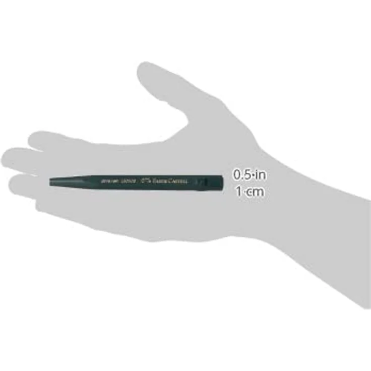 Faber-Castell 180300 - Drehstift mit Glasradierer, Schaftfarbe: grün – Bild 5