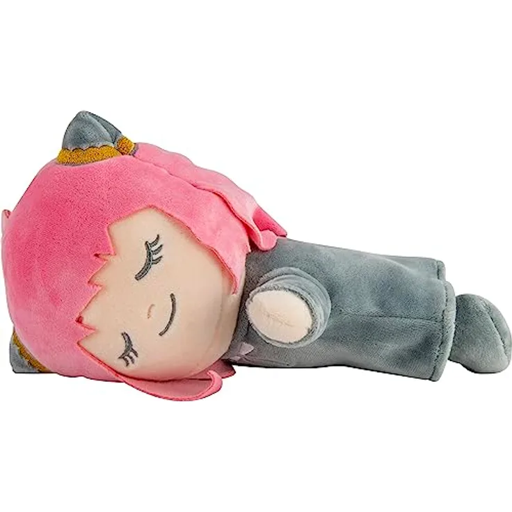 Bizak Club Mocchi Mocchi - Suya Suya Sleeping Friend Plush - Spy X Family Anya Forger - 8 Inch Anime Plush - Kawaii Toys - Offizielles Lizenzprodukt