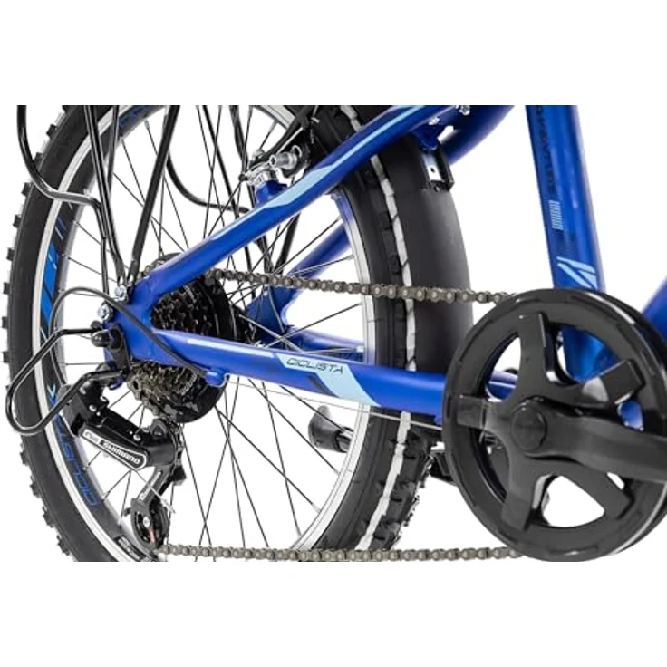 Ciclista Kinderfahrrad Adventure 20 Zoll, 6 Gang Shimano Tourney 6 Schaltwerk, Kettenschaltung, blau – Bild 2