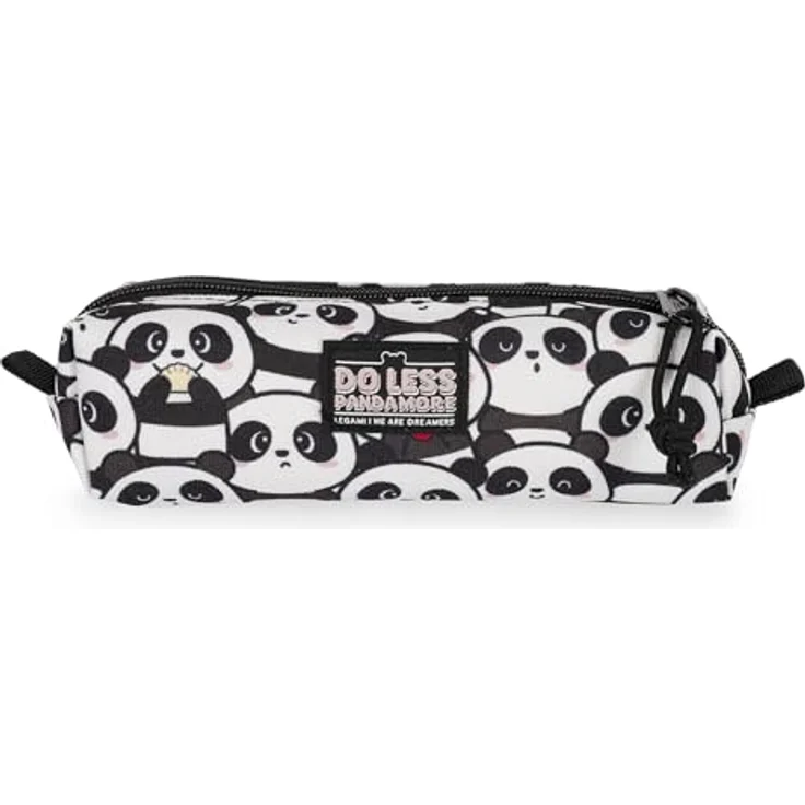 LEGAMI My Pencil Case Panda, Federmäppchen mit Reißverschluss, 22 x 6 x 6 cm aus recyceltem Polyester – Bild 1