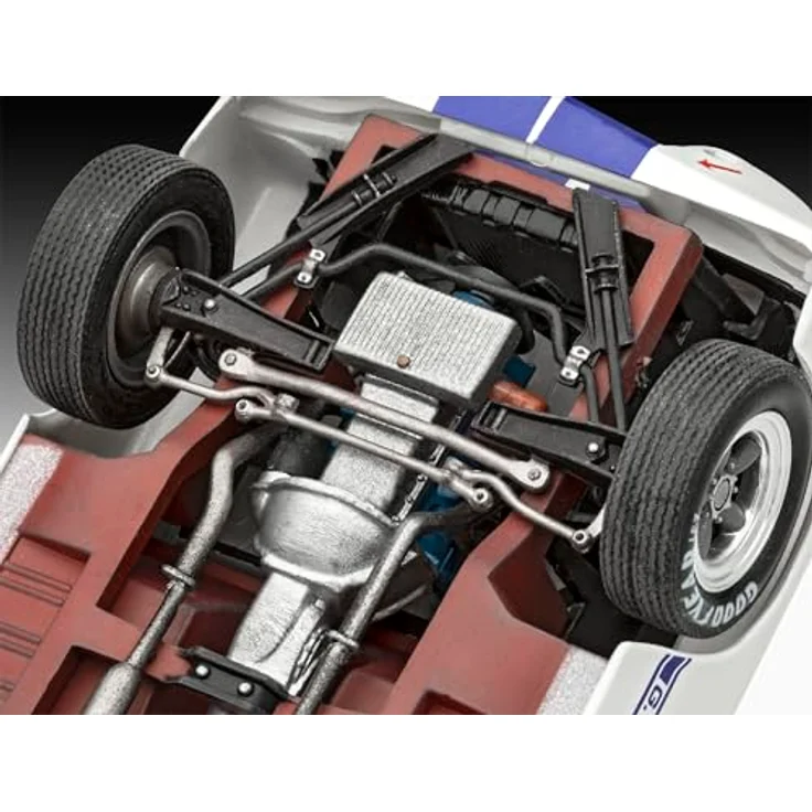 Revell 1966 Shelby GT 350 R Stirling Moss, Modellbausatz im Maßstab 1:24 mit 81 Teilen und detailliertem V8-Motor – Bild 5