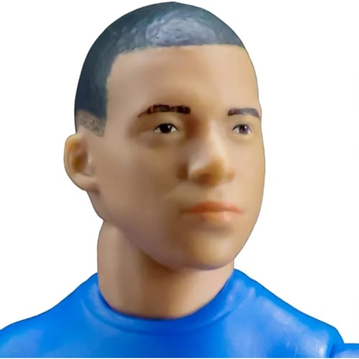 Banbotoys France Mbappé Actionfigur, 20 cm beweglich mit 10 Gelenkpunkten und Fußball, offizielles FFF Merchandise – Bild 11