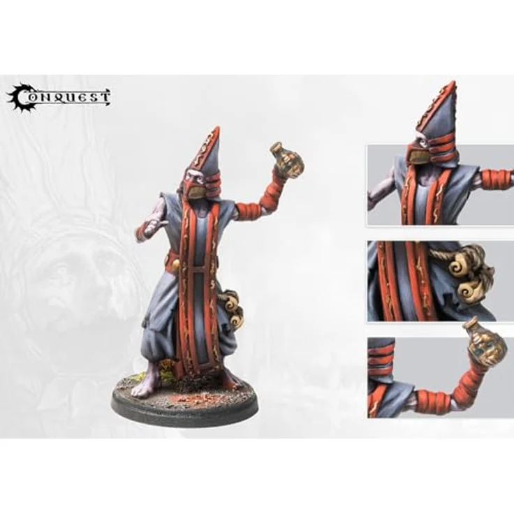 Para Bellum Wargames Conquest: Old Dominion: Cultists, Dual Kit mit 12 unbemalten Miniaturen und 3 Ständern – Bild 2