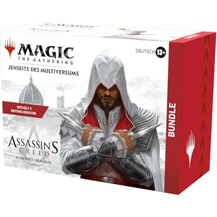 Wizards of the Coast Magic the Gathering: Assassin's Creed Bundle deutsch - mit 9 Beyond Boostern und Promokarte – Bild 2