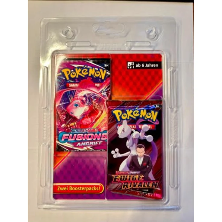 AMIGO Pokémon 2 Pack Blister Obsidian Flammen & Reisegefährten, 2 Booster Packs, Deutsch – Bild 2