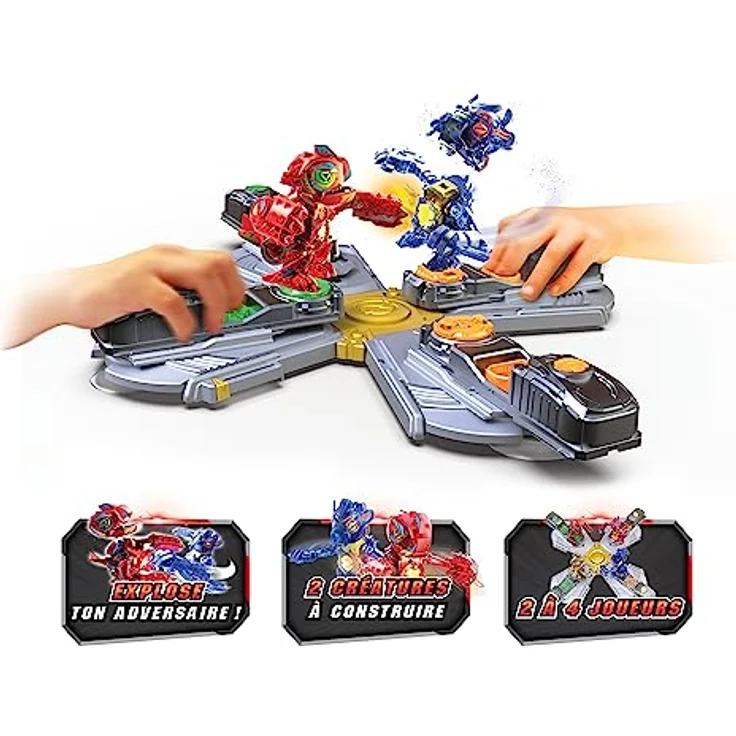 Silverlit YCOO - Biopod Kombat Deluxe Arena - 2 elektronische Kreaturen zum Bauen - LR44-Batterien inklusive - Spielzeug Kinder ab 5 Jahren – Bild 1