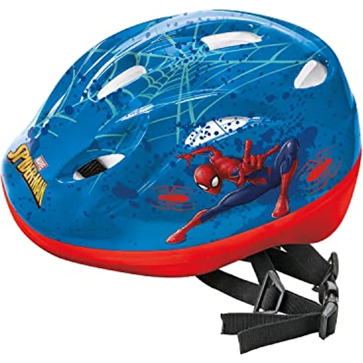 Mondo Toys Kinder Fahrradhelm Design Spider-Man 28619, 52 - 56 cm - Offizielles Spider-Man Design, Kopfumfang 52-56 cm, optimaler Schutz für Kinder – Bild 2
