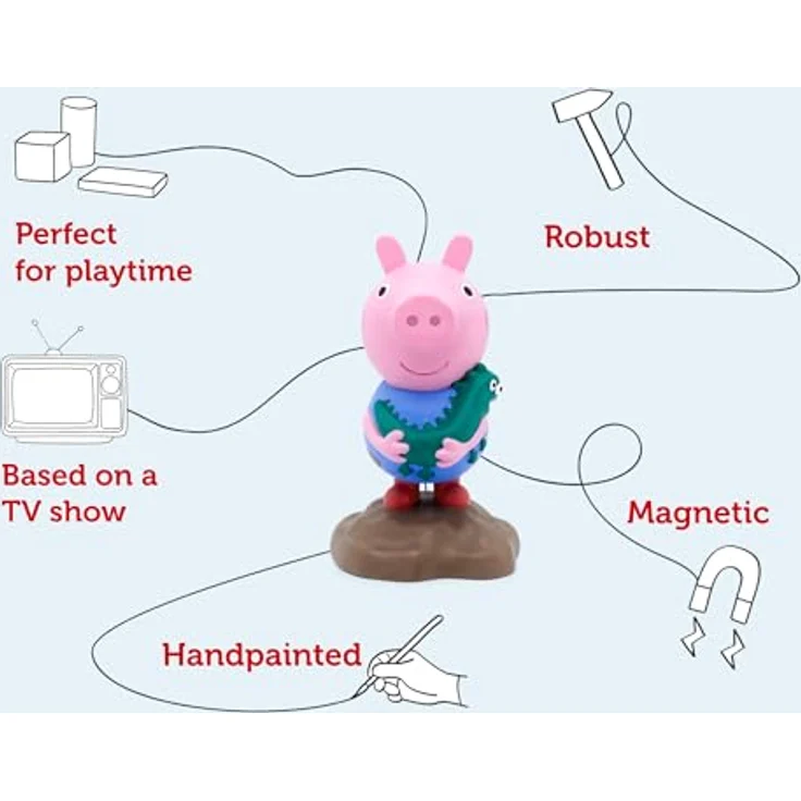 tonies George Peppa Pig, Hörfigur für Toniebox, Medium – Bild 3