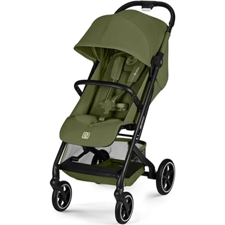 Cybex Beezy Buggy 2026, kompakter Stadt-Buggy mit flacher Liegeposition, Moos Green, für Kinder bis 22 kg – Bild 1