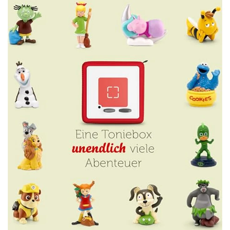 tonies Hörspielfigur Hörfigur Lieblings-Kinderlieder – Karnevalslieder, Hörfigur für die Toniebox, Karnevalslieder, handbemalt, magnethaftend, Kunststoff – Bild 8