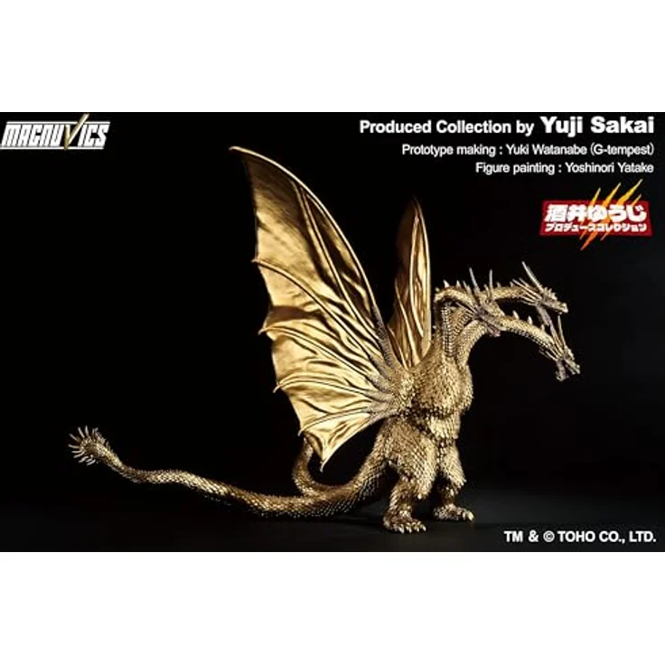 Ichibansho Figure King Ghidorah (1991), Sammelfigur ca. 35,6 cm hoch, offiziell lizenziert – Bild 3