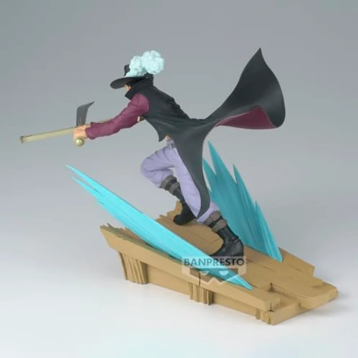 Banpresto Dracule Mihawk One Piece Actionfigur, 12 cm PVC Sammelfigur, mehrfarbig, mit Basisständer, ideal für Anime-Fans – Bild 5