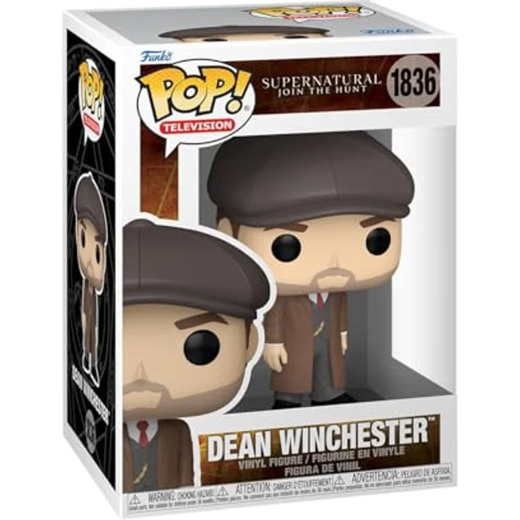 Funko POP! Television: Supernatural - Dean Winchester - Vinylfigur, 9,5 cm, 1 in 6 Chance auf seltenen Chase Variant, Offizielles Merchandise – Bild 1