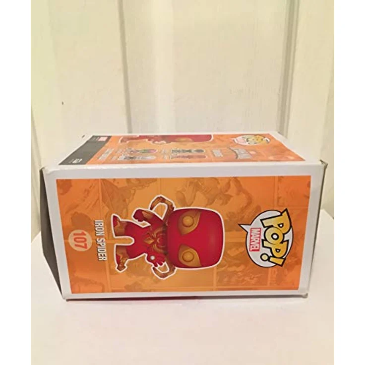 Funko Iron Spider 107 Pop Figur - Rot/Gold – Bild 2