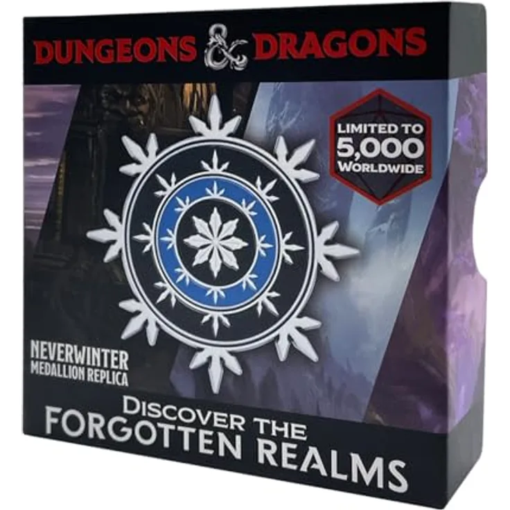 FaNaTtik Dungeons & Dragons Limited Edition Neverwinter Heraldik Medaillon mit Präsentationsständer