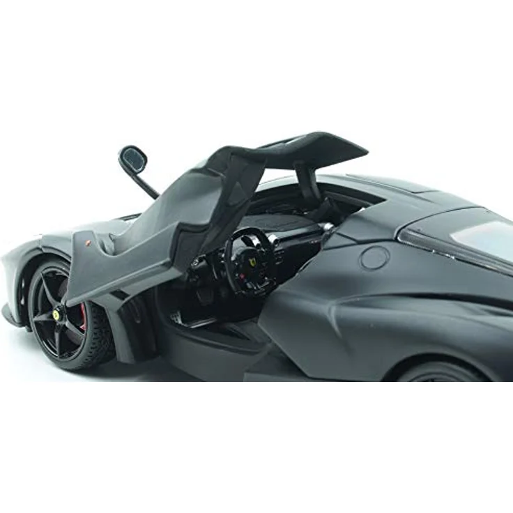 Bburago Ferrari LaFerrari, hochwertiges Modellfahrzeug aus Zinkguss mit funktionierenden Türen und Hauben in Geschenkbox – Bild 5