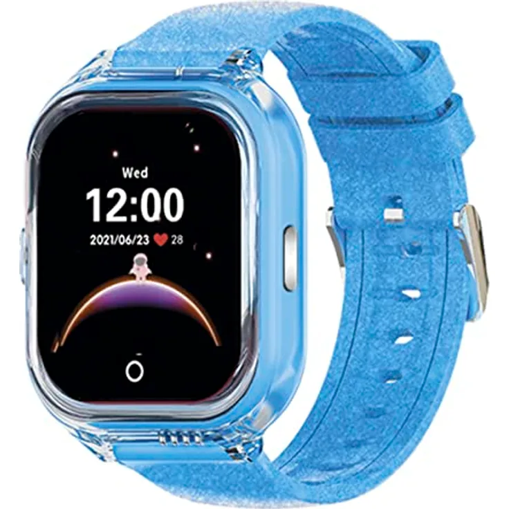 SaveFamily Enjoy, Smartwatch für Kinder mit 7 Spielen, Videoanruf, GPS, Kamera und SOS-Funktion, wasserdicht, blau
