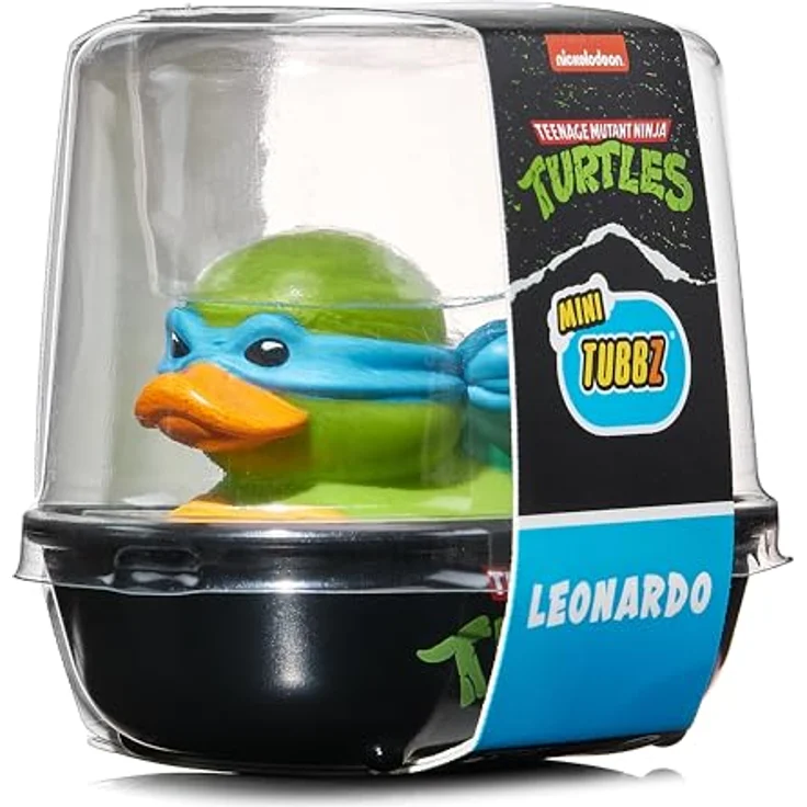 TUBBZ Mini Leonardo Sammelfigur, 5 cm große Vinylgummi-Figur, offizielles TMNT-Merchandise – Bild 2