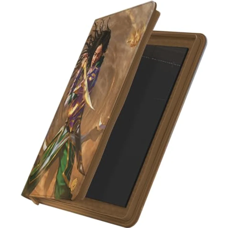 Ultimate Guard Zipfolio 360 Xenoskin Magic: The Gathering "Tarkir: Dragonstorm" - Descendant of Storms, robustes Sammelkartenalbum mit seitlichem Ladesystem und säurefreien Taschenseiten – Bild 4