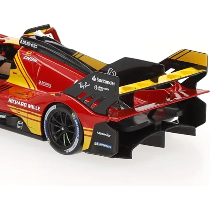 Bburago Ferrari Racing 499P, Detailgetreues 1/24 Modellauto aus Zinkguss, rot – Bild 7