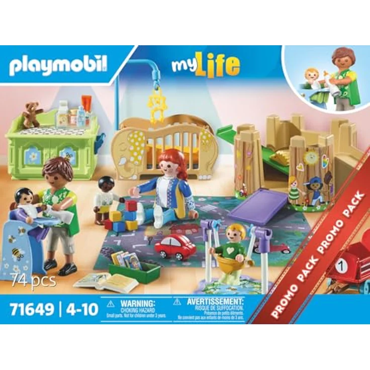 Playmobil® Krabbelgruppe (71649), My Life Konstruktions-Spielset, (74 St), Made in Europe – Bild 4