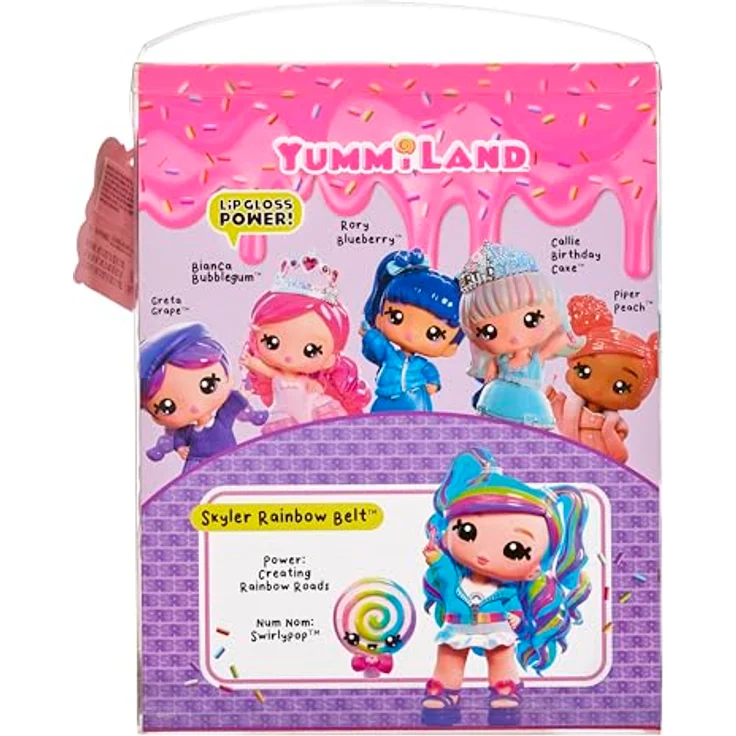 OTTO Anziehpuppe Yummiland Large Doll + Lip Gloss Pet- Rainbow (Skyler Rainbow Belt), duftend – Bild 4