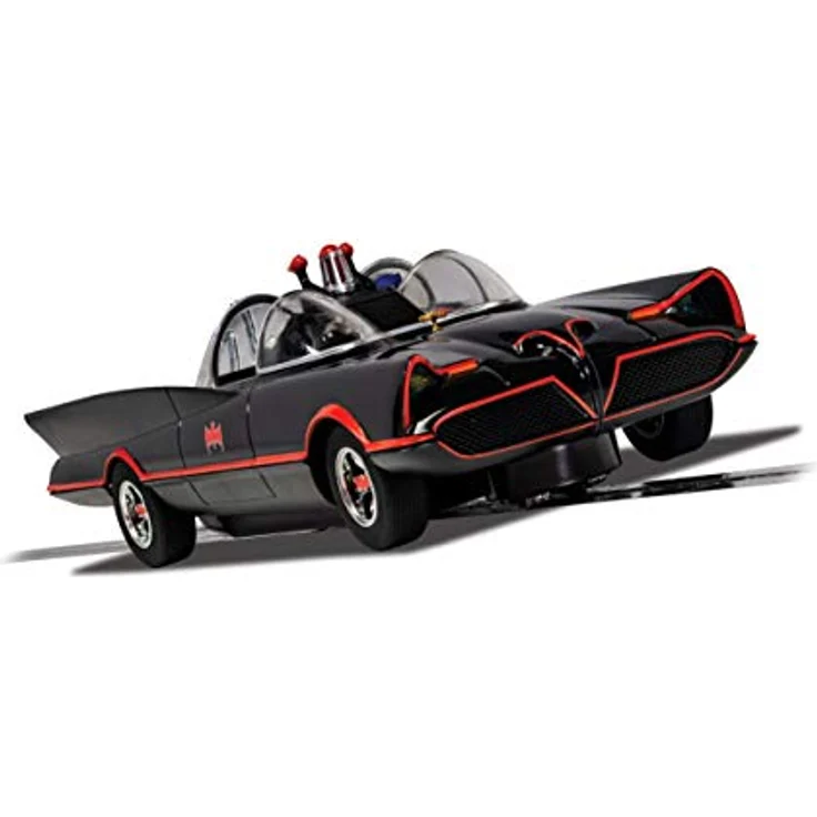 Scalextric C4175 Batman Batmobile 1966-1:32 Film und Fernsehschlitz, Schwarz & Orange - Preisvergleich – Bild 3