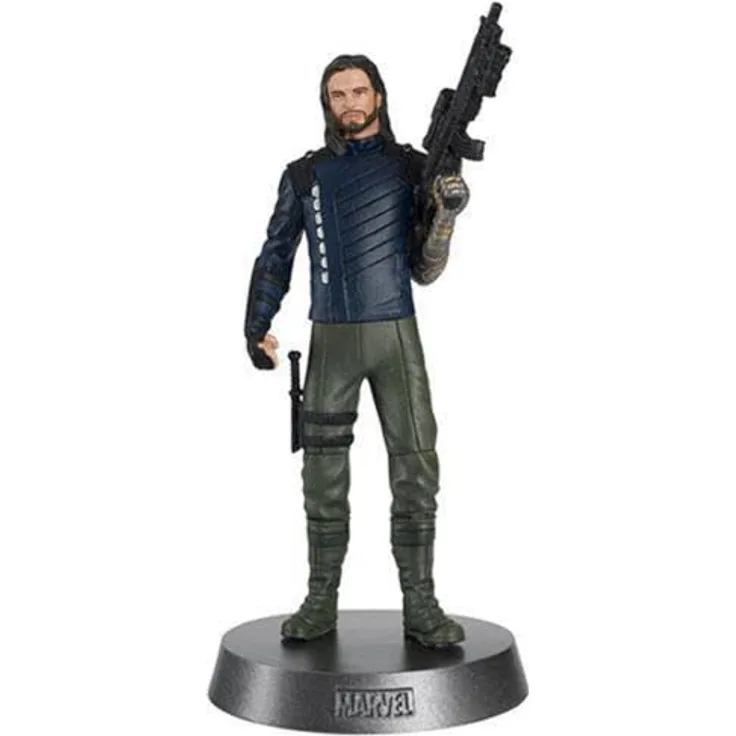 Hero Collector Eaglemoss Marvel Heavyweights Collection Wintersoldat, detaillierte Metallfigur 14 mit kybernetischem Arm aus Avengers: Infinity War