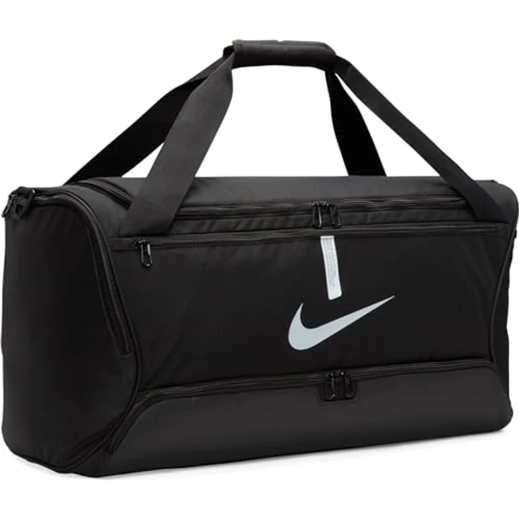 Nike Sporttasche NK ACDMY TEAM M DUFF BLACK/BLACK/WHITE, Strapazierfähiges Design mit vielen Fächern – Bild 5