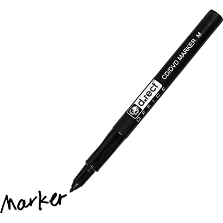D.RECT - CD/DVD Marker Stift | Satz von 4 Farben | 1.0 mm | Permanentstift | Ideal für Glas, Kunststoff und Folie| Sehr Universell – Bild 3