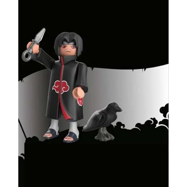 PLAYMOBIL Naruto 71226 Itachi Akatsuki, Spielfigurenset für Kinder ab 5 Jahren, robust und leicht zu reinigen – Bild 2
