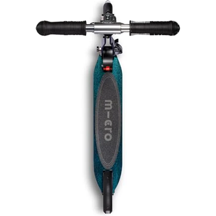 Micro Mobility Micro Sprite, Scooter mit LED-Rollen, höhenverstellbar, für Kinder von 5-10 Jahren, Perlglanz-Neochrom-Grün, SA0294 – Bild 5