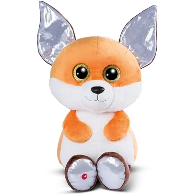 Nici Glubschis Fuchs Runizzi, Kuscheltier aus flauschigem Plüsch mit glitzernden Augen, 45 cm – Bild 1