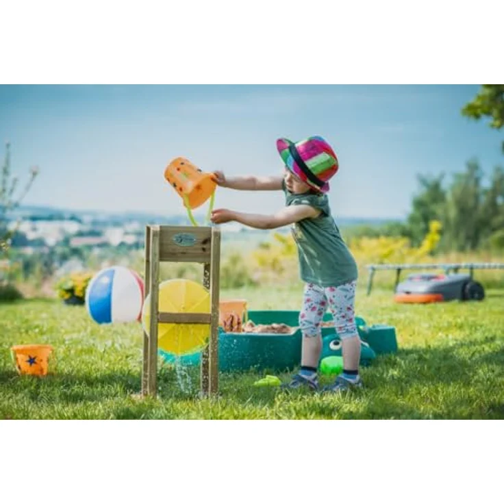 Classic World Sandtrichter aus Holz mit Mühle, umweltfreundliches Sandspielzeug für Kinder ab 3 Jahren, ungiftig und kreativitätsfördernd – Bild 8