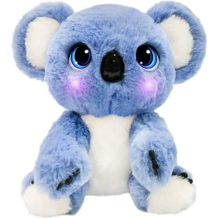 BEMIRO My Fuzzy Friends Koala, interaktives Plüschtier mit Umarmungsfunktion und mehrfarbigen LEDs in Geschenkverpackung, 22,7 x 13,5 x 25,4 cm – Bild 7