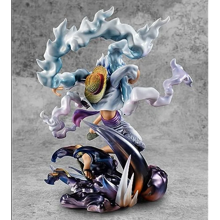 MegaHouse - One Piece WA-Maximum - Gear Five Monkey D. Luffy, Portrait of Pirates Sammelfigur, ca. 22,9 cm hoch, dynamische Modellierung, vorlackiert, offiziell lizenziert – Bild 4