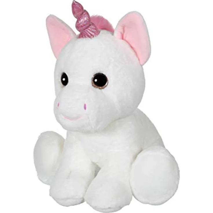 GIPSY Plüsch Einhorn 40 cm, Large mit rosa Glitzerhorn, geeignet ab Geburt – Bild 2